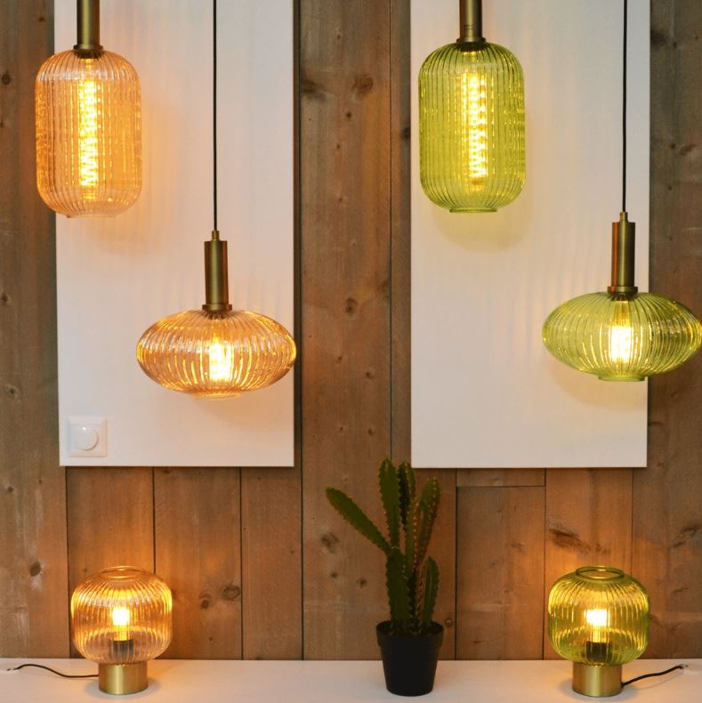 szklane lampy ryflowane mohito